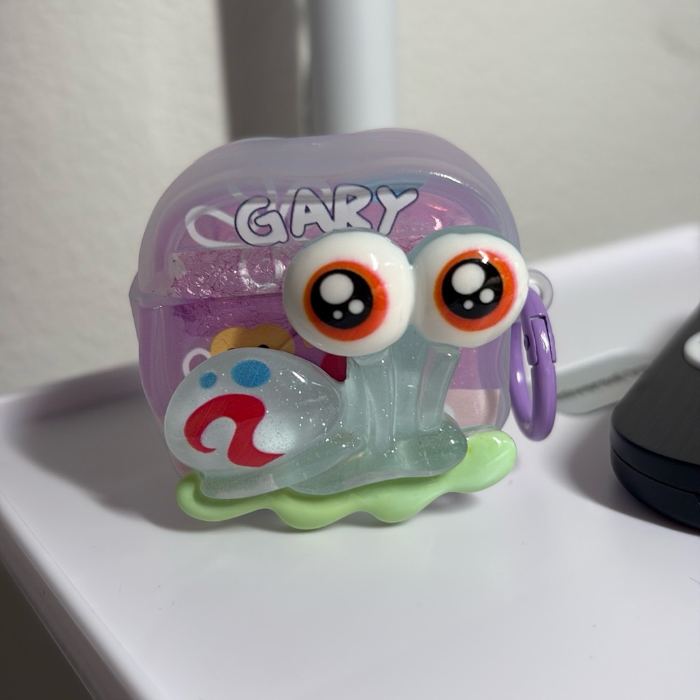 Gary Snail Toy with Purple and Green Accents